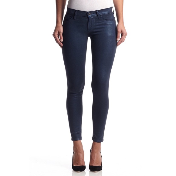 Hudson Krista Ankle Metallic Midnight Jean - Picture 2 of 8